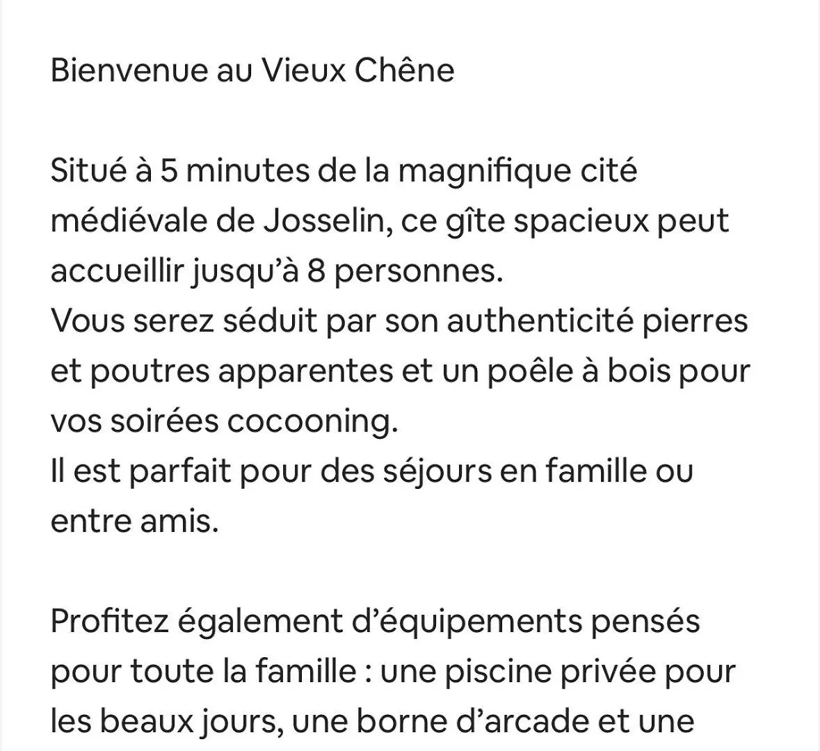 Villa Le Vieux Chene à Les Forges